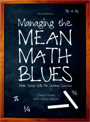 Book Managing the Mean Math Blues: Study Skills for Student Success free