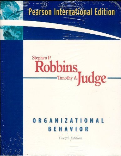 Book Organizational Behavior (12th International Edition) free