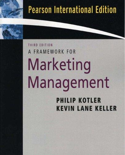 Book Framework For Marketing Management free