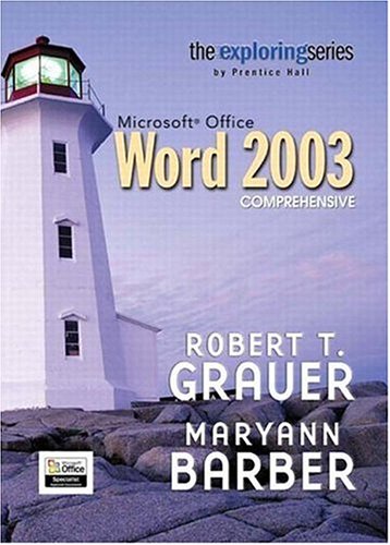 Book Exploring Microsoft Word 2003 Comprehensive + Student Resource Cd free