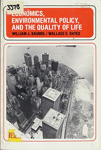Book Economics, Environmental Policy, and the Quality of Life free