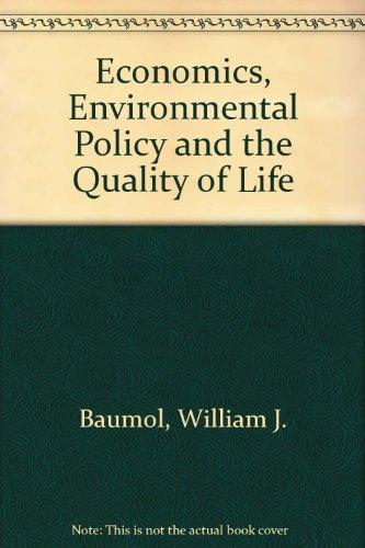 Book Economics, environmental policy, and the quality of life free