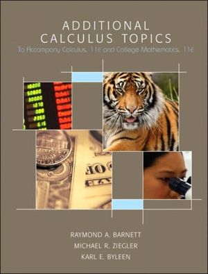 Book Additional Calculus Topics (11th Edition) free