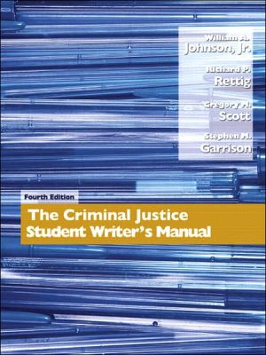 Book Criminal Justice Student Writer's Manual, The (4th Edition) free