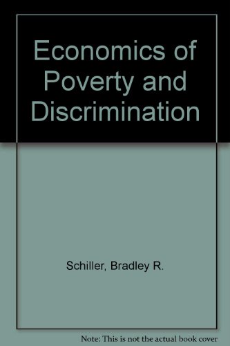 Book Economics Of Poverty And Discrimination free