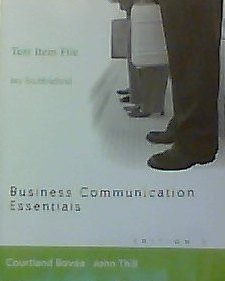 Book Test Item File Business Communication Essentials 3rd Edition free