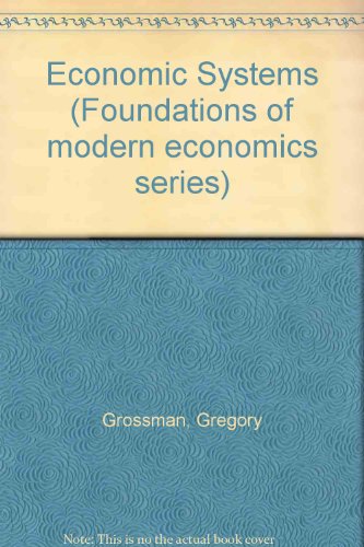 Book Economic systems (Foundations of modern economics series) free