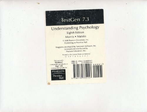 Book Testgen 7.3, Understanding Psychology free