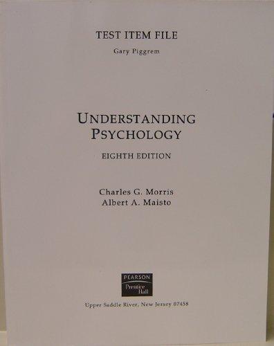 Book Understanding Psychology, Test Item File free