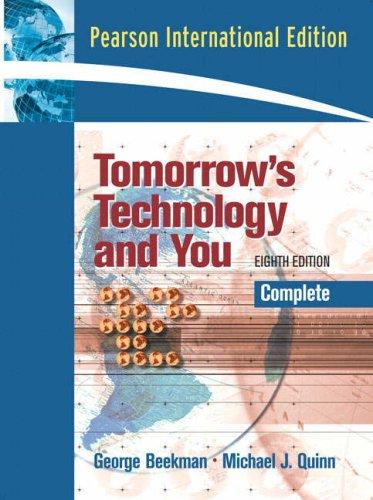 Book Tomorrow's Technology And You: Complete free