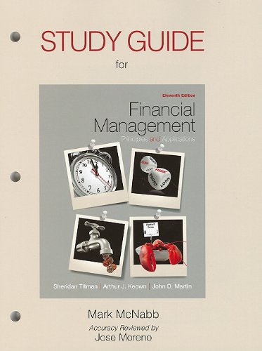 Book Student Study Guide for Financial Management: Principles and Applications free