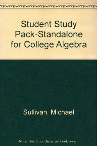 Book College Algebra Student Study Pack free