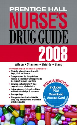 Book Prentice Hall Nurse's Drug Guide 2008 free