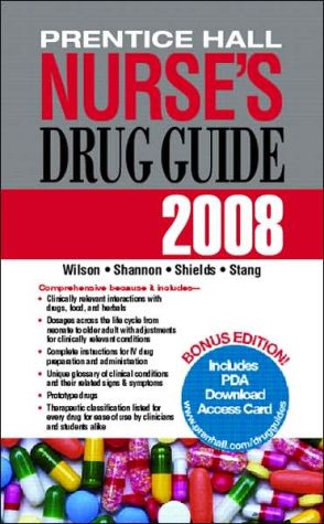 Book Prentice Hall Nurse's Drug Guide 2008-Retail Edition (NURSING DRUG GUIDE) free