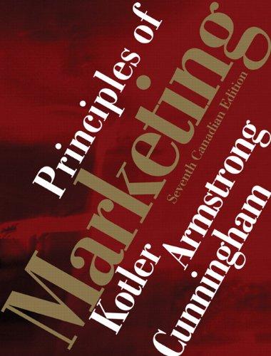 Book Principles of Marketing, Canadian Edition, with MyMarketingLab, 7E free
