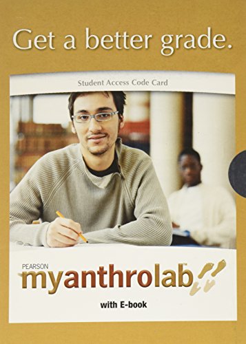 Book MyLab Anthropology with Pearson eText Student Access Code Card (for valuepacks) free