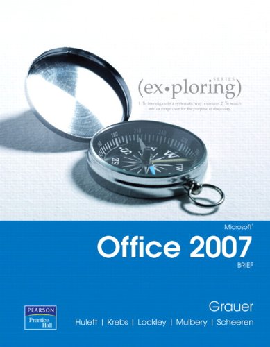 Book Exploring Microsoft Office 2007, Brief with Cd free