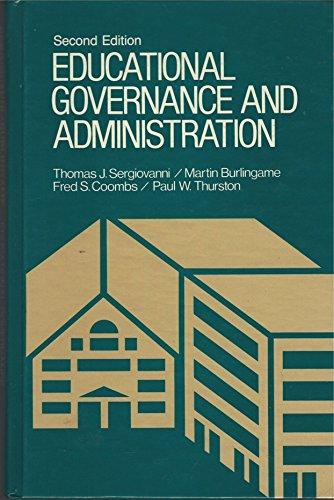 Book Educational Governance And Administration free
