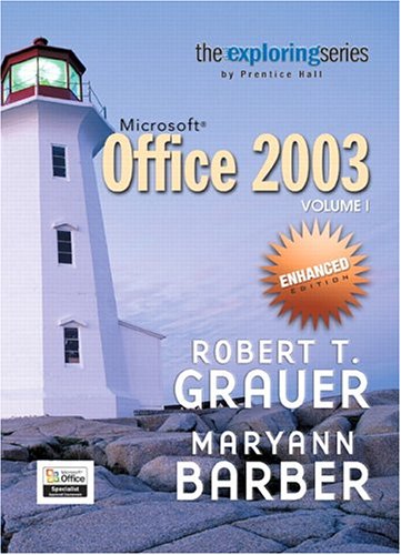 Book Exploring Microsoft Office 2003 Enhanced Edition- Adhesive free