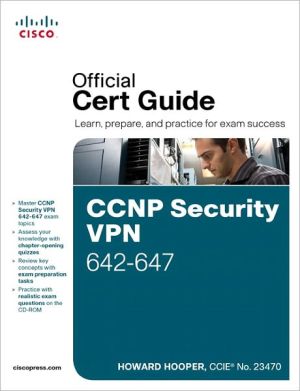 Book CCNP Security VPN 642-647 Official Cert Guide free
