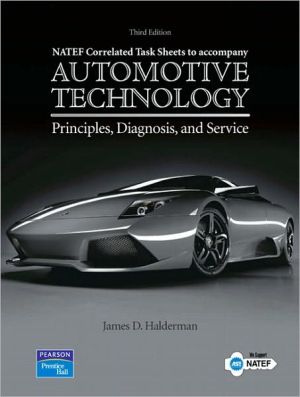 Book Automotive Technology Principles, Diagnosis, and Service: NATEF Correlated Task Sheets free