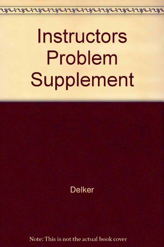 Book Instructors Problem Supplement free Book Instructors Problem Supplement free