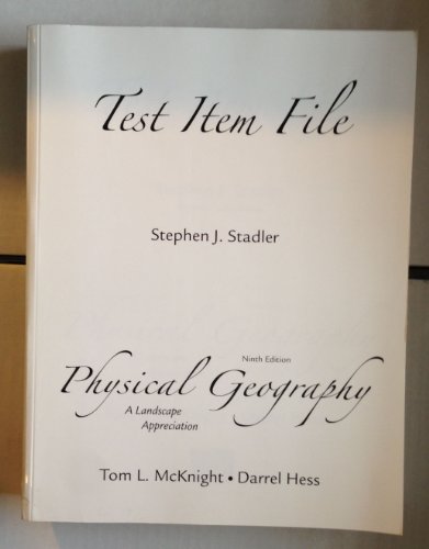 Book Physical Geography A Landscape Appreciation Ninth Edition Test Item File (physical Geography A Landscape Appreciation) free