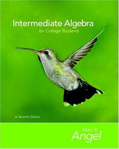 Book Intermediate Algebra for College Students (The Angel Developmental Algebra Series) free