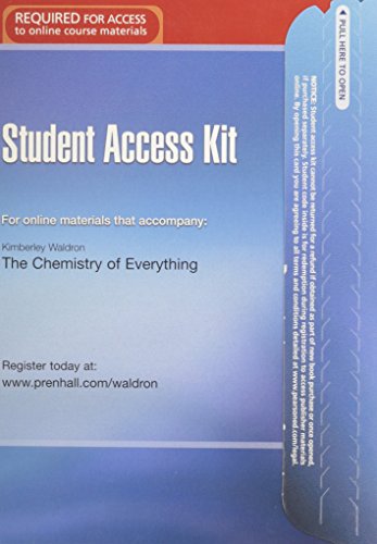 Book The CW + GradeTracker Student Access Code Card for Chemistry of Everything free