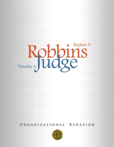 Book Organizational Behavior, 12th Edition (Book & CD-ROM) free