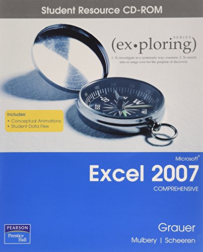 Book Exploring Microsoft Excel 2007: Comprehensive Student CD free