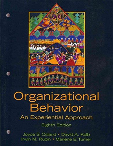 Book Organizational Behavior: An Experiential Approach with Organizational Behavior Reader, The (8th Edition) free