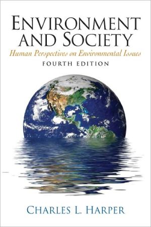 Book Environment and Society: Human Perspectives on Environmental Issues free