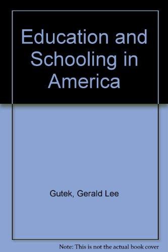 Book Education and schooling in America free