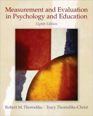 Book Measurement and Evaluation in Psychology and Education free