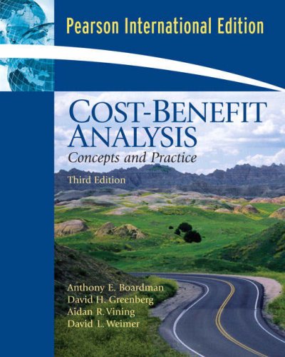 Book Cost Benefit Analysis: Concepts and Practice free