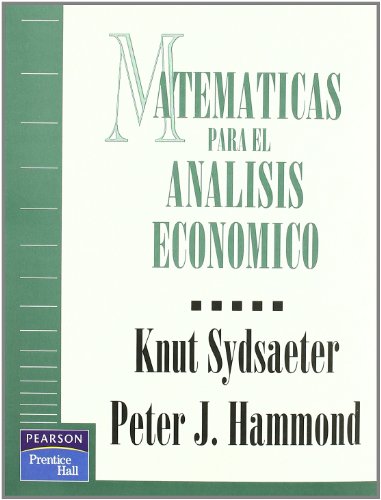 Book Matematicas Para El Analisis Economico (Spanish Edition) free