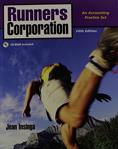 Book Runners Corporation: An Accounting Practice Set free
