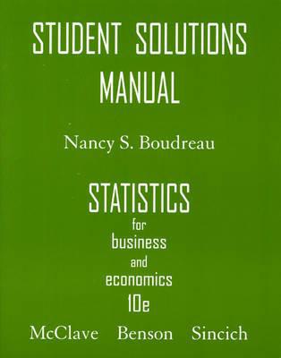 Book Student Solutions Manual for Statistics for Business & Economics free