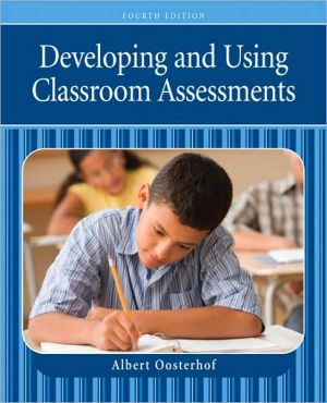 Book Developing and Using Classroom Assessments (4th Edition) free