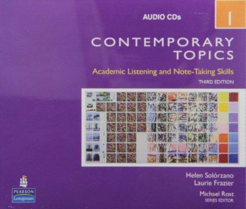 Book Contemporary Topics 1: Academic Listening and Note-Taking Skills, 3rd Edition free