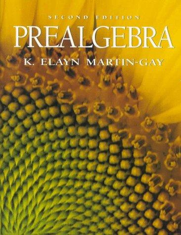 Book Prealgebra (2nd Edition) free