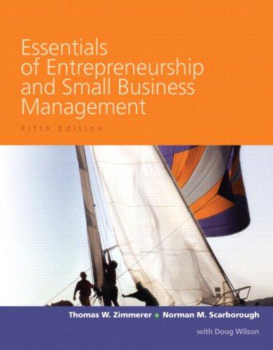 Book Essentials of Entrepreneurship and Small Business Management + Business Plan Pro, Entrepreneurship: Starting and Operating a Small Business free