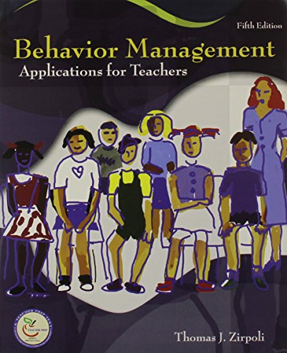Book Behavior Managmnt: Applc Tchrs&tchr Prep Pk free