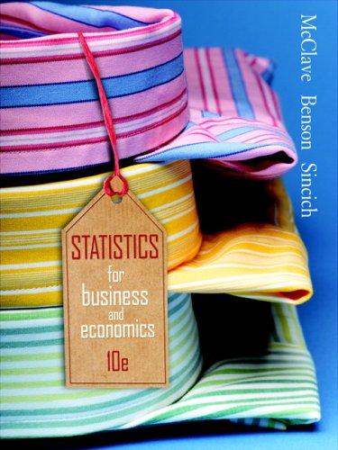Book Statistics for Business & Economics Value Pack (includes Student's Solutions Manual & Microsoft Excel Manual) free