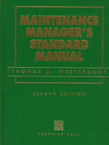 Book Maintenance Manager's Standard Manual free