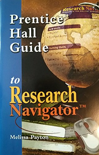Book Prentice Hall Guide to Research Navigator free