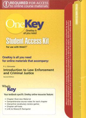 Book Introduction To Law Enforcement And Criminal Justice Student Access Kit For Use With Webct (onekey) free