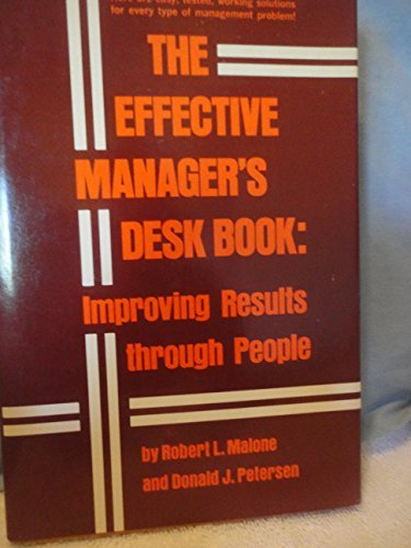 Book The effective manager's desk book: Improving results through people free