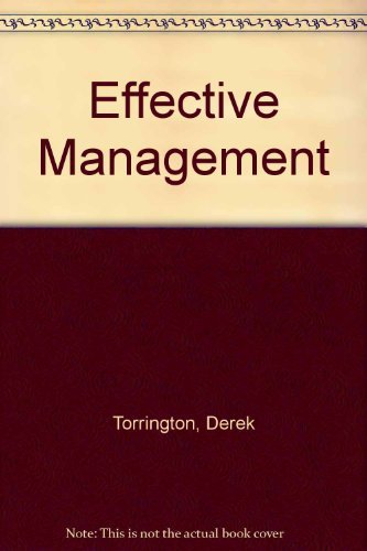 Book Effective Management free